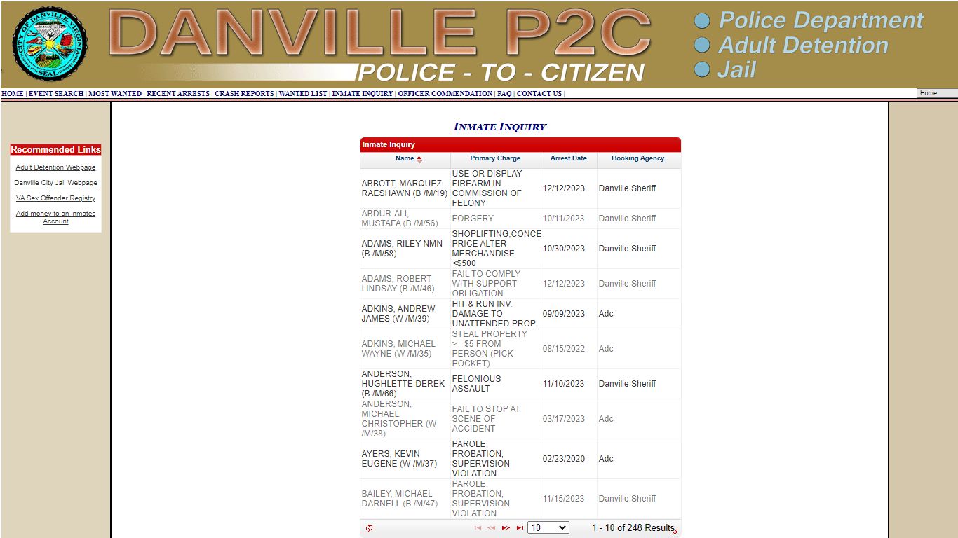 Danville P2C - provided by OSSI